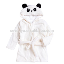 Cobertor de Algodão do bebê Com Capuz Roupão de Banho Robe-Panda Bonito, Super Macio e Confortável para o Infante ou a Criança, Presente do Banho Da Criança